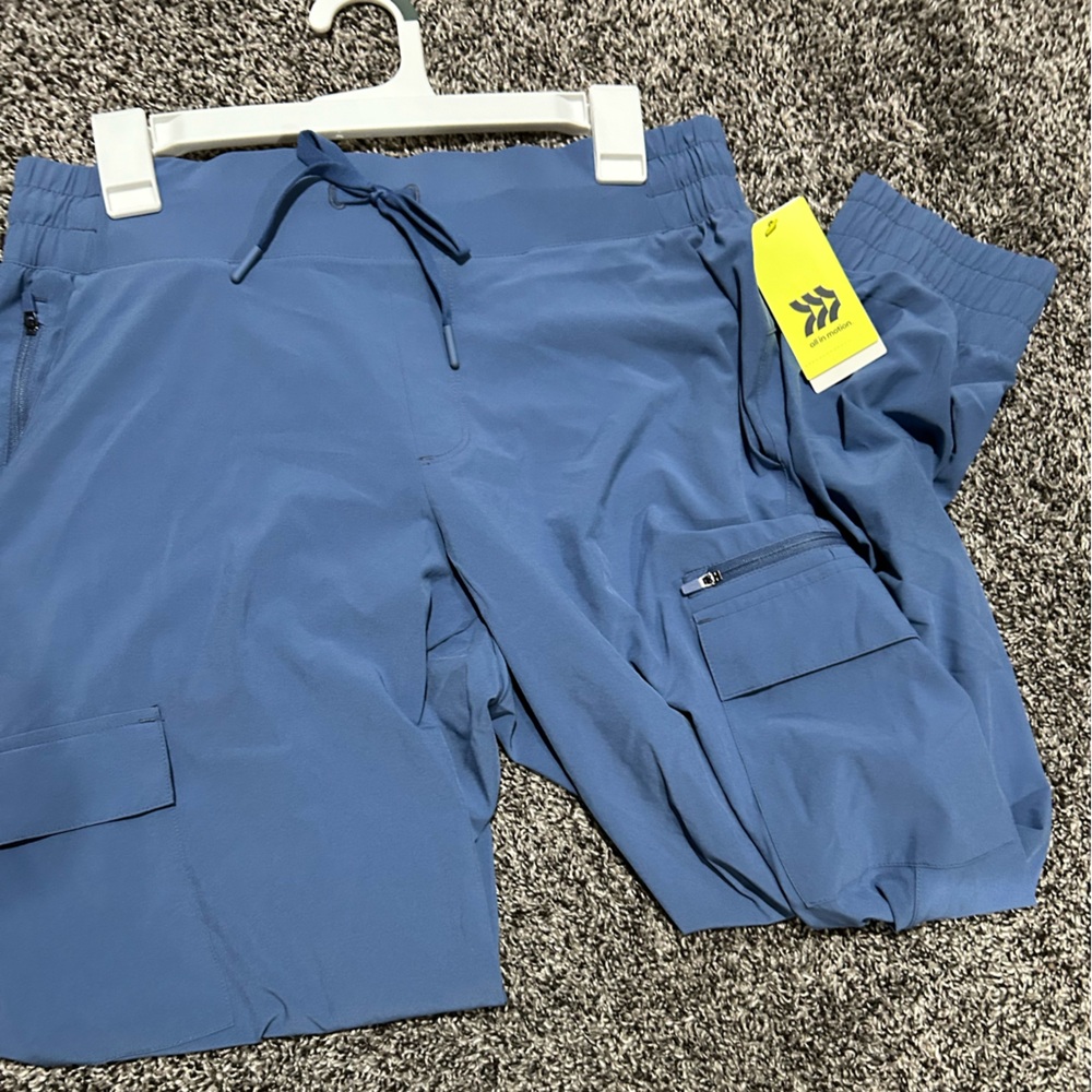 All in Motion Women’s Blue Cargo Joggers